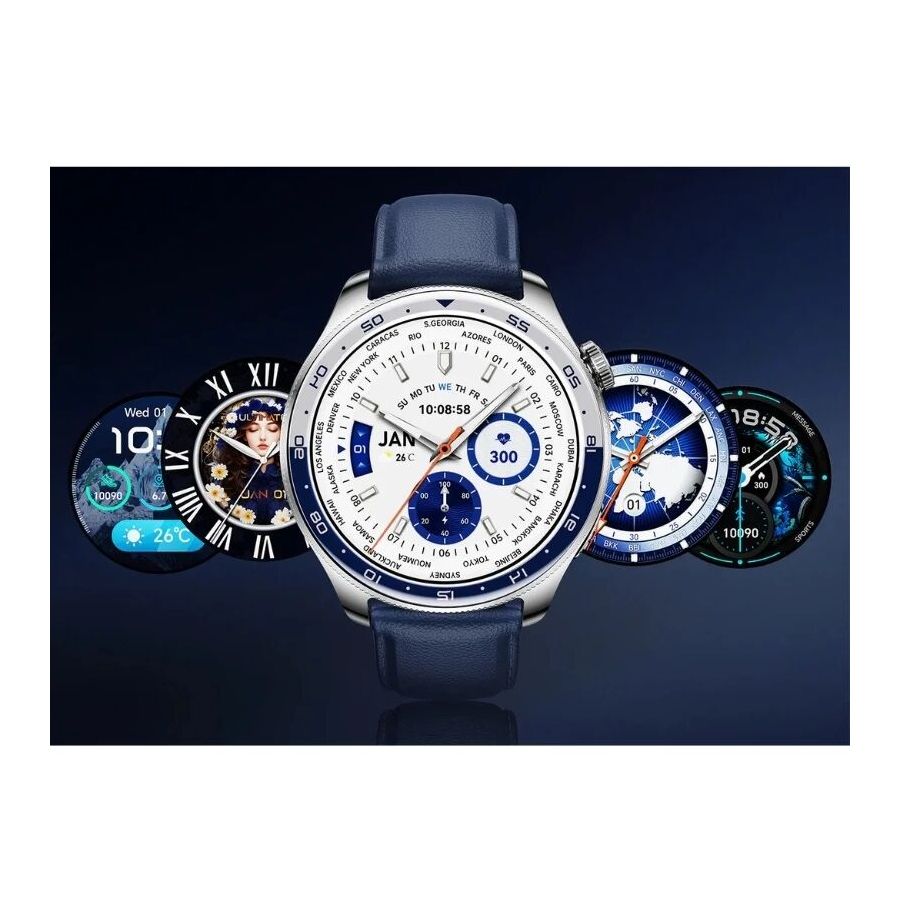 Montre Connectée, smartwatch JOYROOM JR-FC3 Classic Series bleue