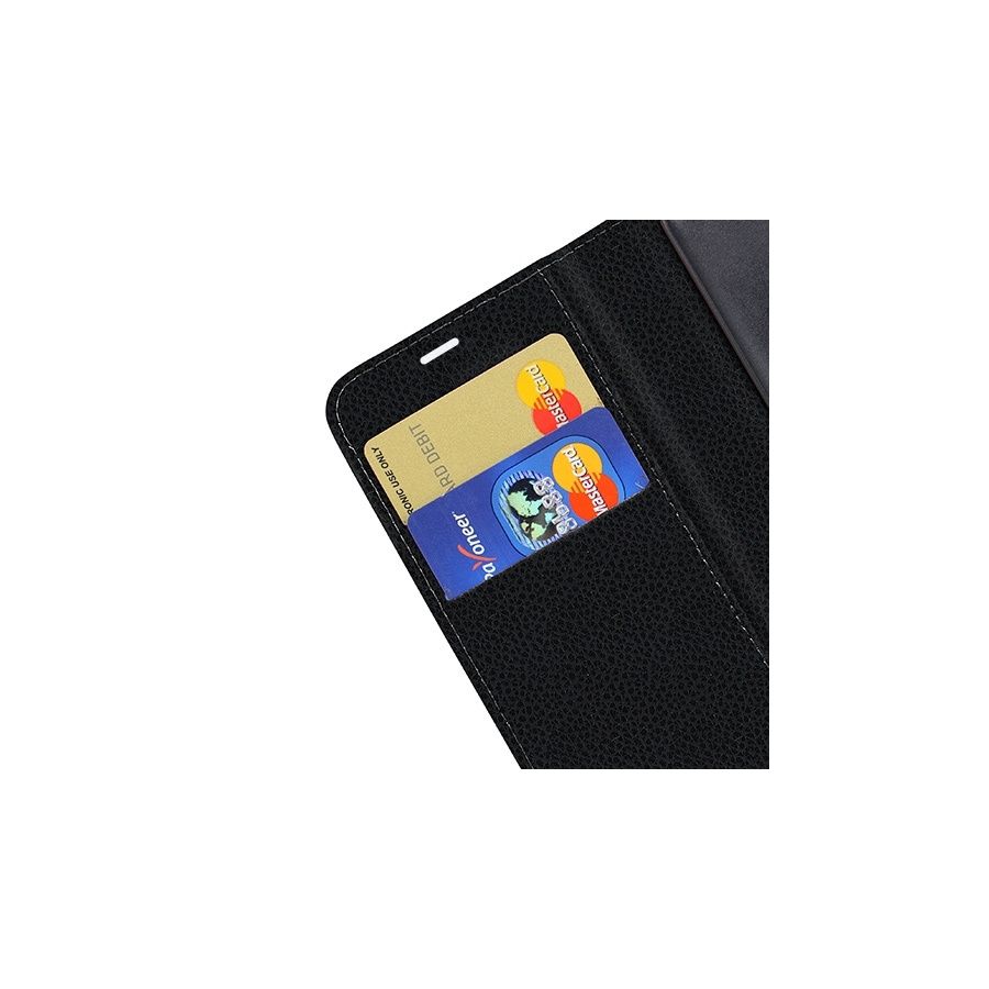 Etui Portefeuille Zanae pour iPhone 16e, Noir