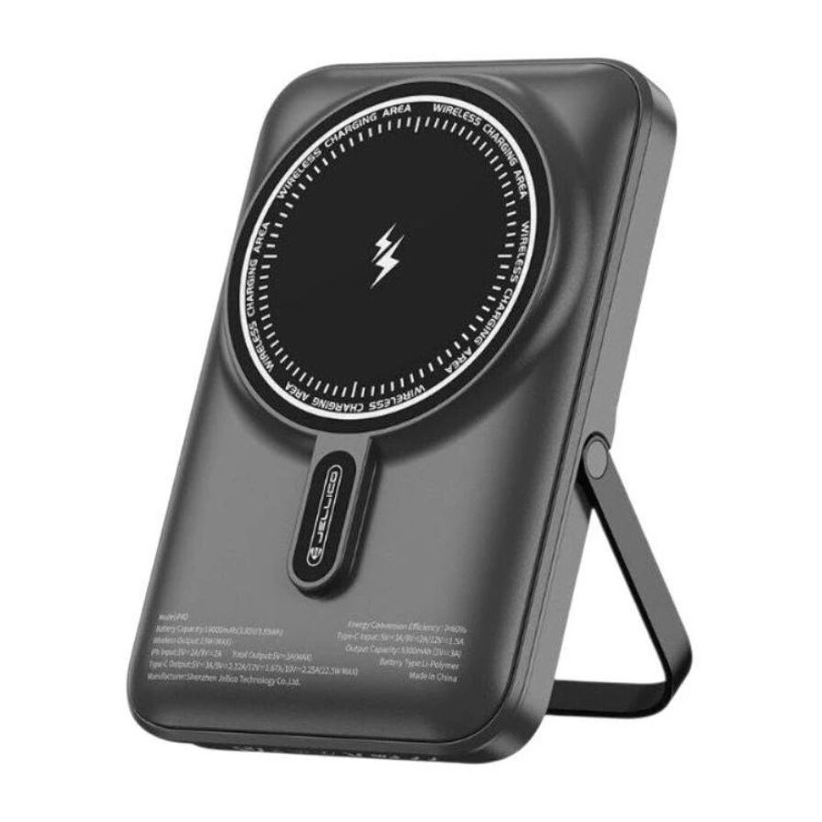 Power Bank (Batterie Externe) Magsafe Ultraslim 10000mAh 15W JELLICO P40 noir