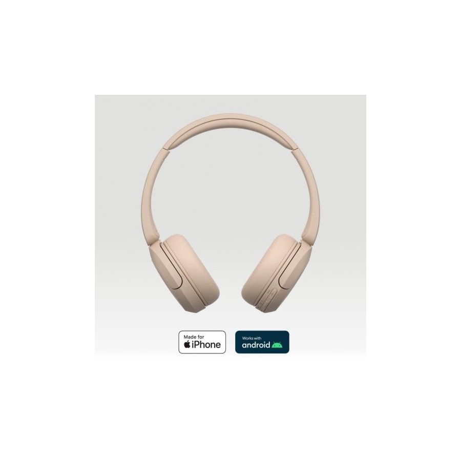Casque Bluetooth Sony WH-CH520 Beige