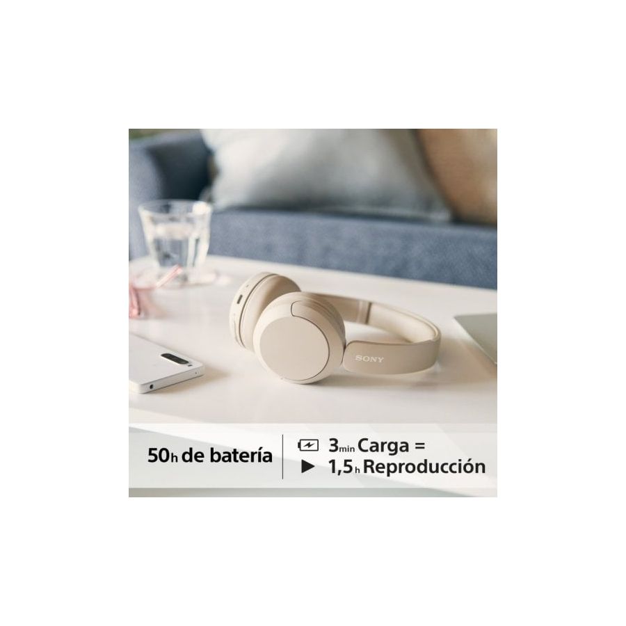 Casque Bluetooth Sony WH-CH520 Beige