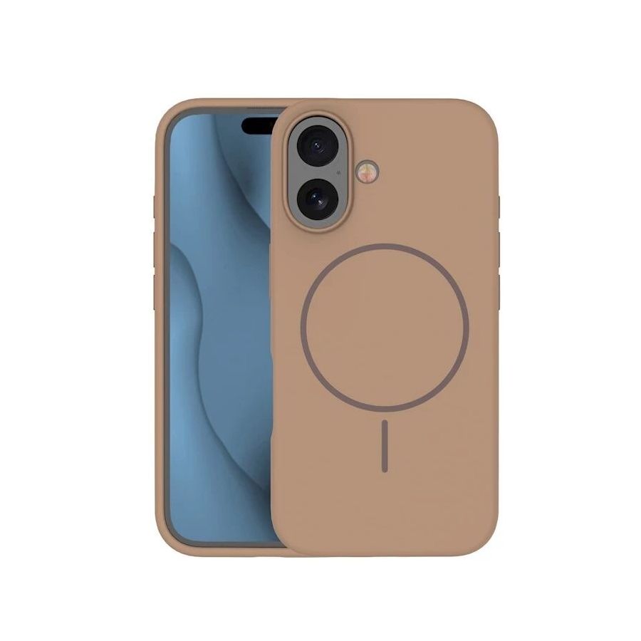 Coque THIN TOUCH MAG iPhone 17 marron