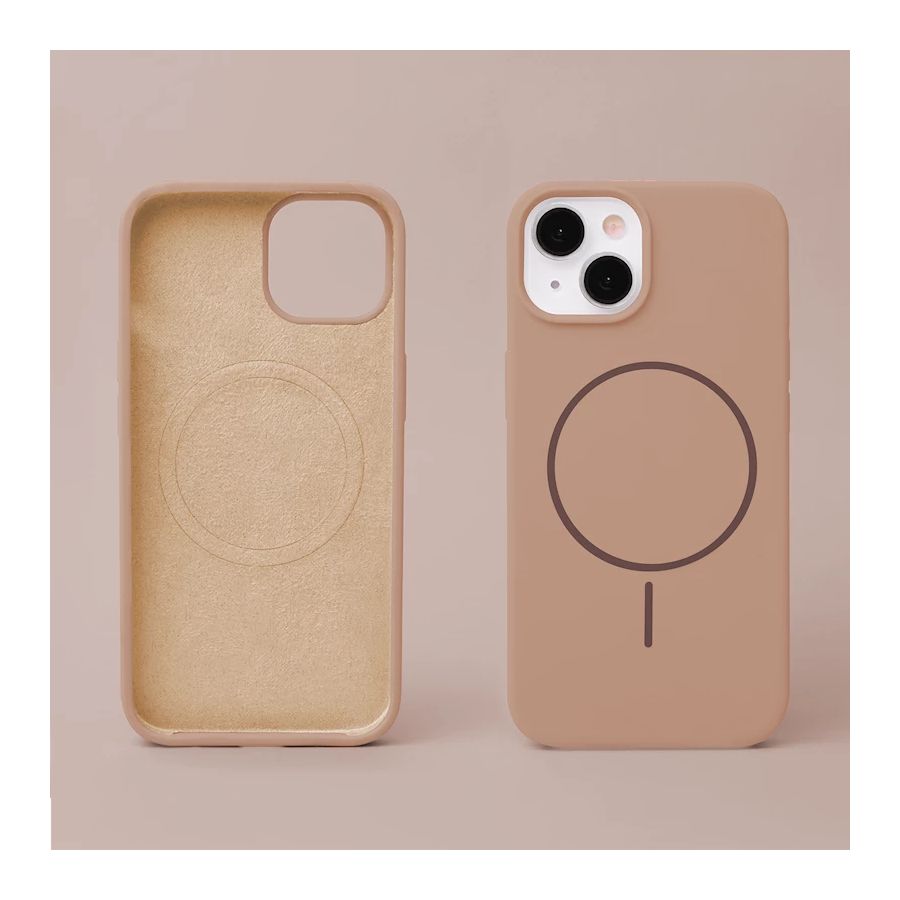 Coque THIN TOUCH MAG iPhone 17 marron