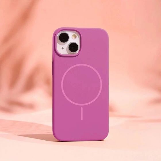 Coque THIN TOUCH MAG iPhone 17 bordeaux