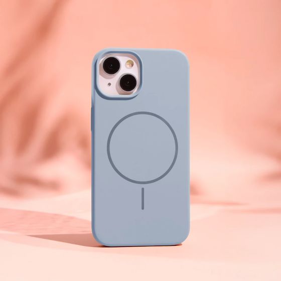 Coque THIN TOUCH MAG iPhone 17 bleu ciel