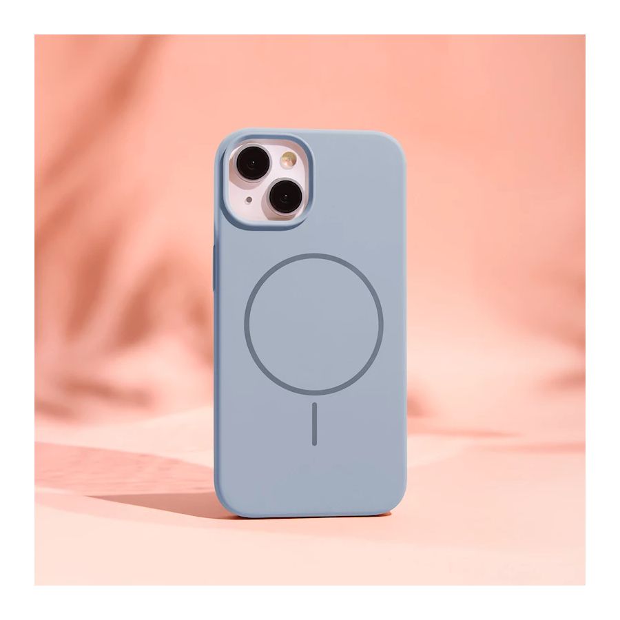 Coque THIN TOUCH MAG iPhone 17 bleu ciel