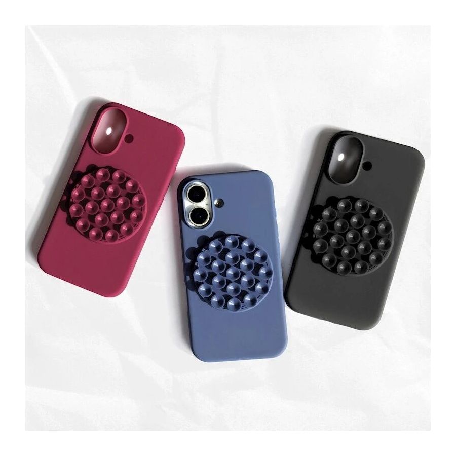 Coque STICK GRIP iPhone 17 bordeaux