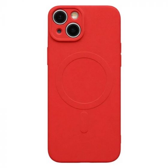 Coque PURE COLOR MAG iPhone 17 rouge
