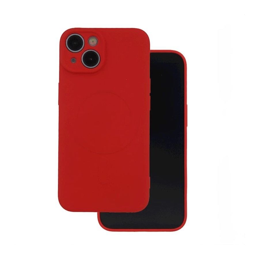 Coque PURE COLOR MAG iPhone 17 rouge