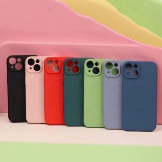 Coque PURE COLOR MAG iPhone 17 rose