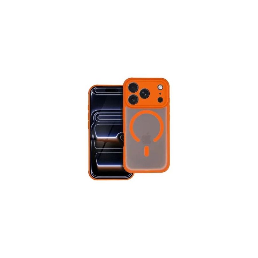 Coque MATTE PRO MAG iPhone 17 orange