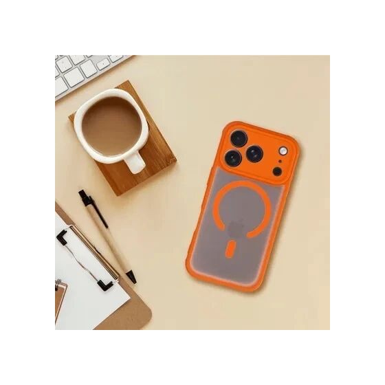 Coque MATTE PRO MAG iPhone 17 orange