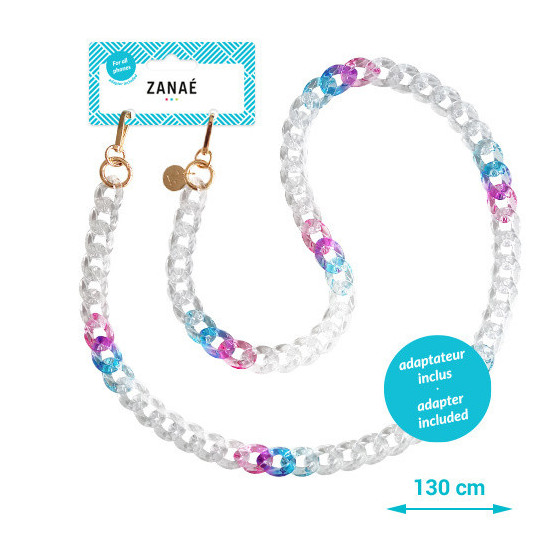 Chaine-bijou Blue Pop