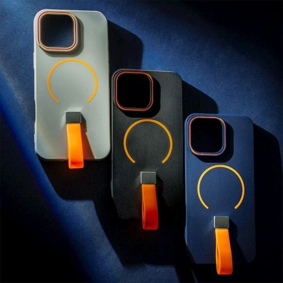 Coque LOOP STRAP MAGiPhone 17 bleu marine
