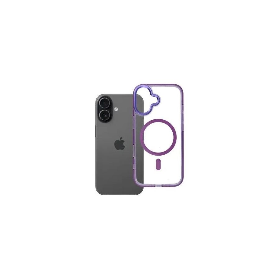 Coque HYBRID FRAME MAG iPhone 17 violet