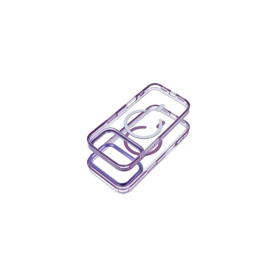 Coque HYBRID FRAME MAG iPhone 17 violet