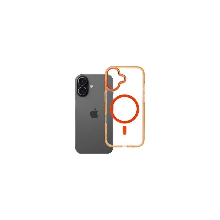 Coque HYBRID FRAME MAG iPhone 17 orange