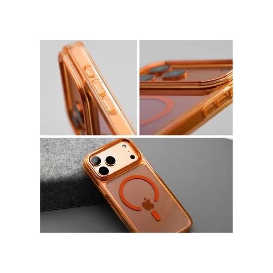 Coque HYBRID FRAME MAG iPhone 17 orange