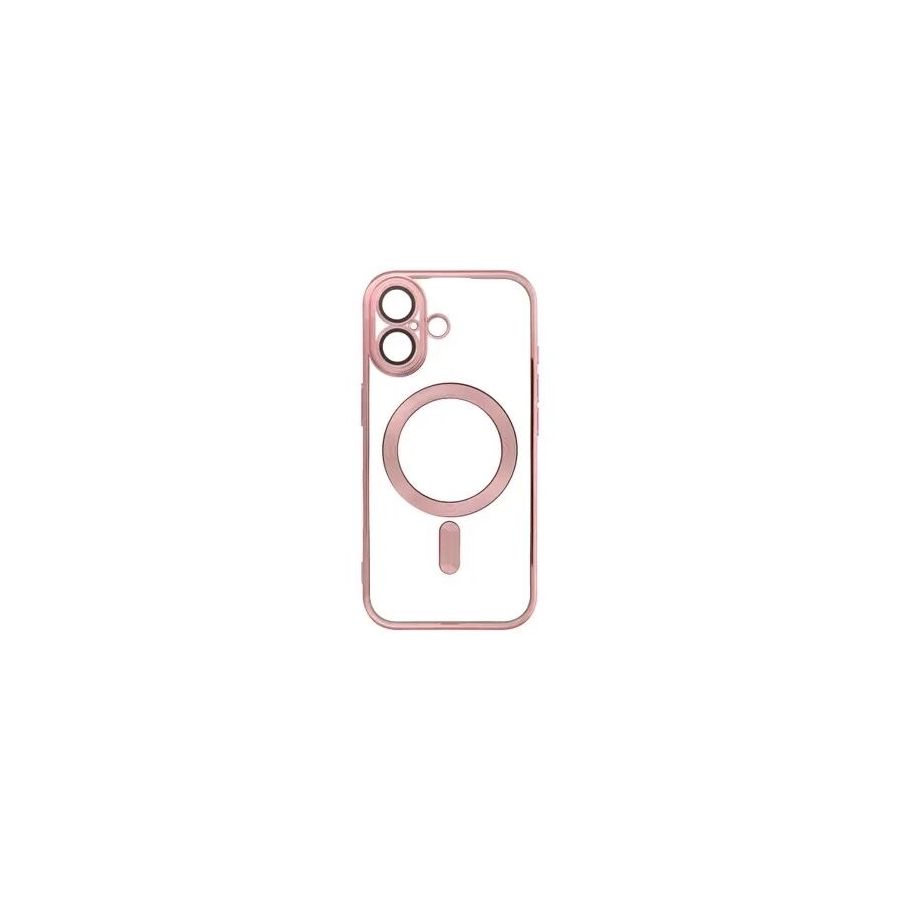 Coque CRYSTAL EDGE MAG iPhone 17 rose-or