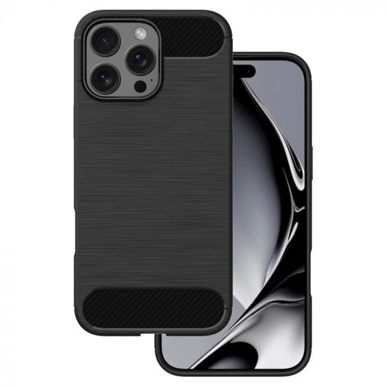 Coque CARBON SHOCK iPhone 17 noir