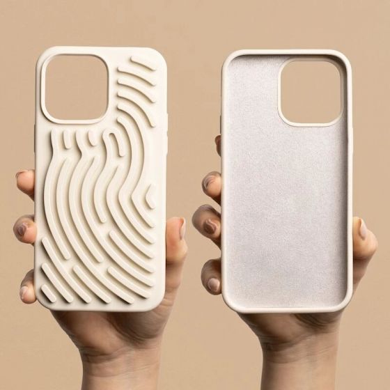 Coque ARTLINE 3D iPhone 17 Beige