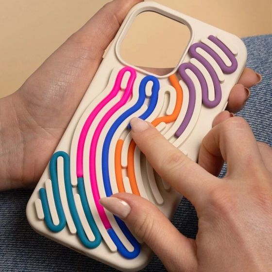 Coque ARTLINE 3D iPhone 17 Beige