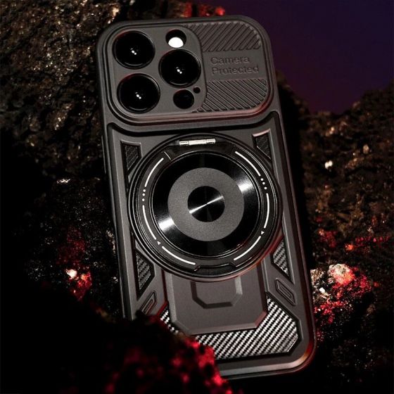Coque ARMOR RING 360? MAG iPhone 17 noir