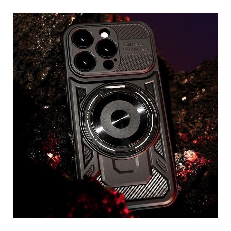 Coque ARMOR RING 360? MAG iPhone 17 noir