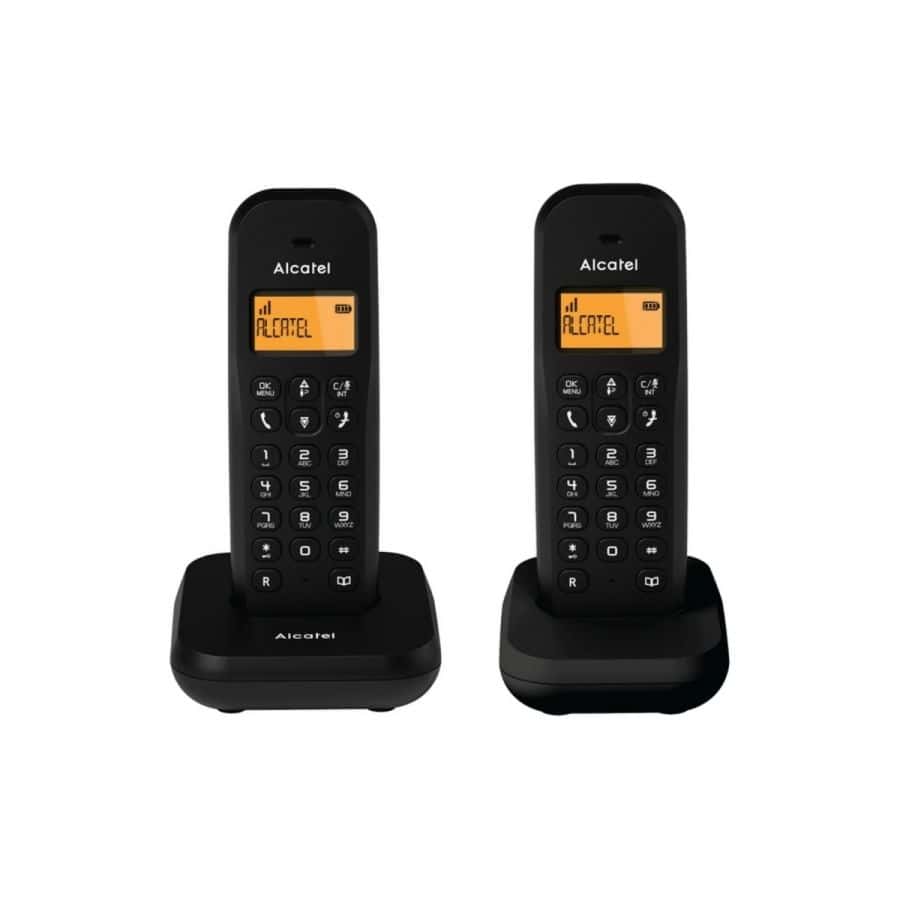 Téléphone Sans Fil Alcatel E155 DUO Noir