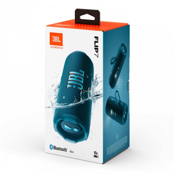 Enceinte Bluetooth sans fil JBL Flip 7 - JBLFLIP7BLU - Bleu