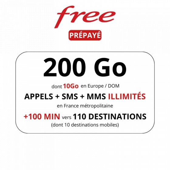 CARTE SIM SFR (CONTIENT 10€ DE CRÉDIT)