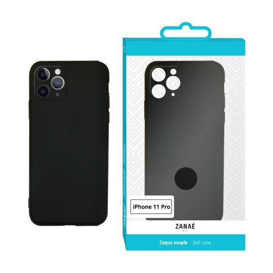 Coque Zanae Color pour iPhone 11 Pro, Noir
