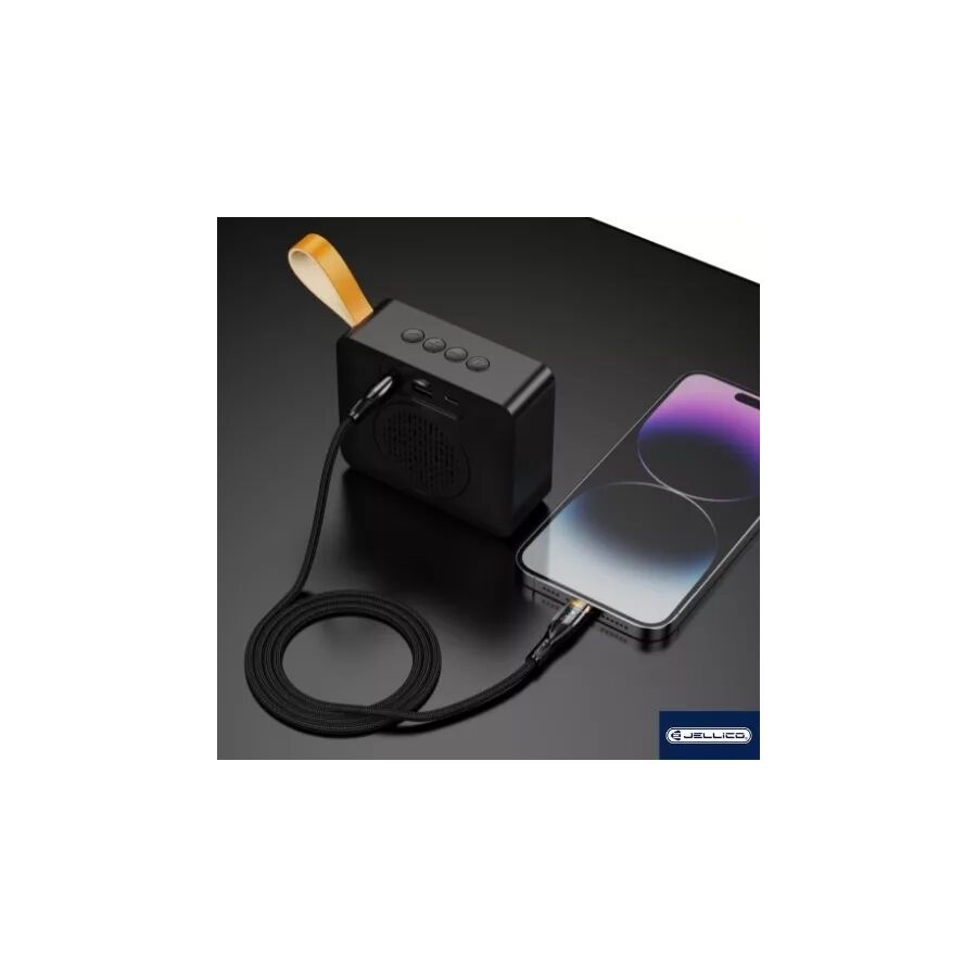 Cable Audio Lightning vers Jack (3.5mm) 1.2 mètres JELLICO B21 noir