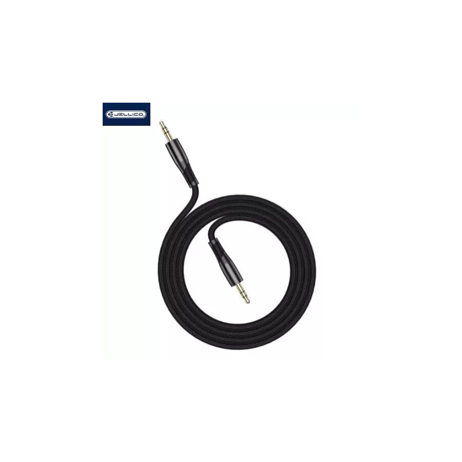 Cable Audio Jack vers Jack (3.5mm) 1.2 mètres JELLICO B21 noir