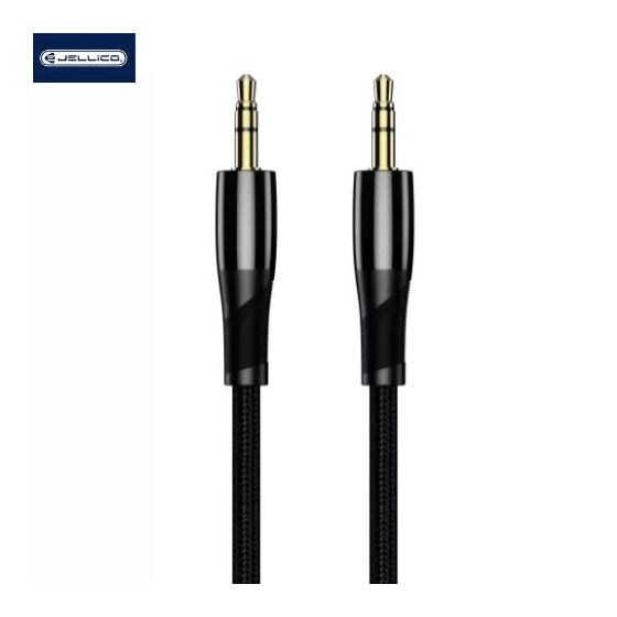 Cable Audio Jack vers Jack (3.5mm) 1.2 mètres JELLICO B21 noir