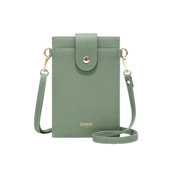 Sacoche Bandoulière Crossbody phone bag Meeting, Break Time Vert