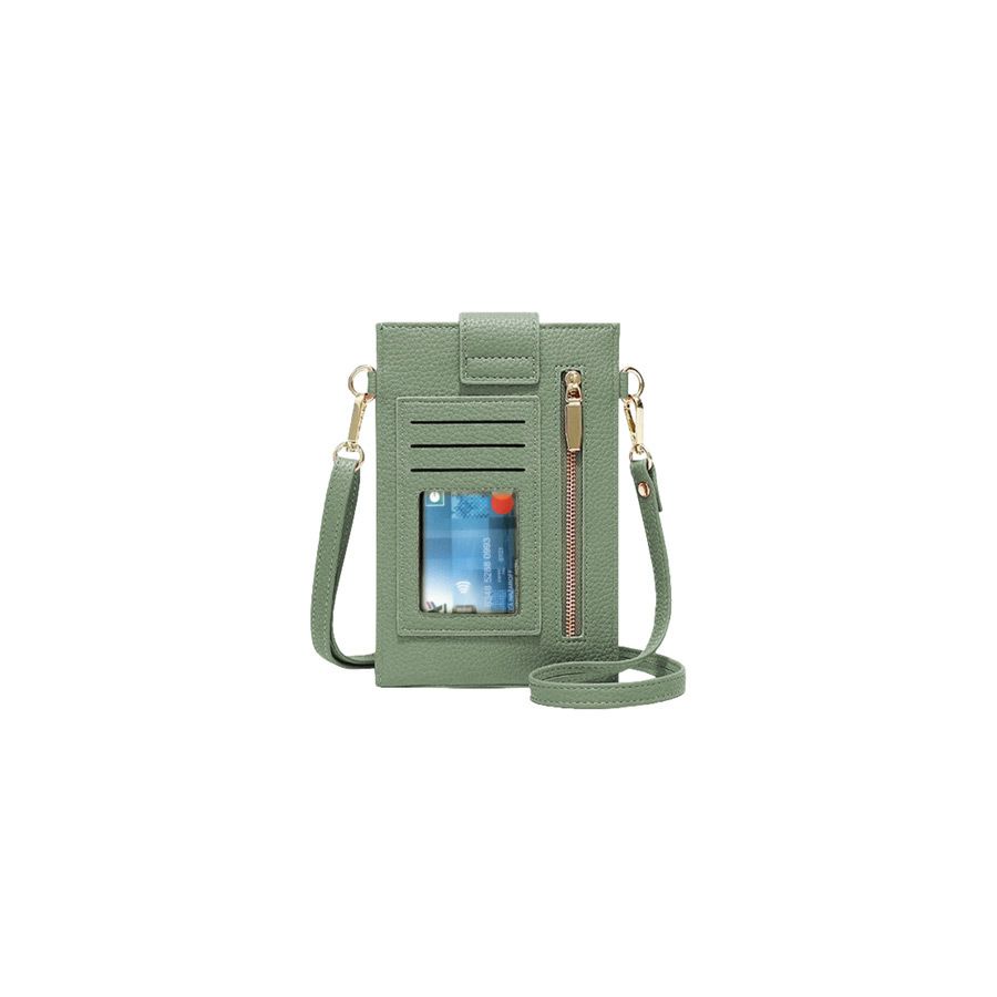 Sacoche Bandoulière Crossbody phone bag Meeting, Break Time Vert
