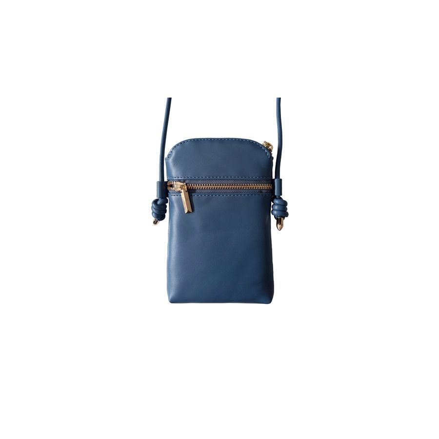 Sacoche Bandoulière Crossbody Phone Bag, Baltic Bleu