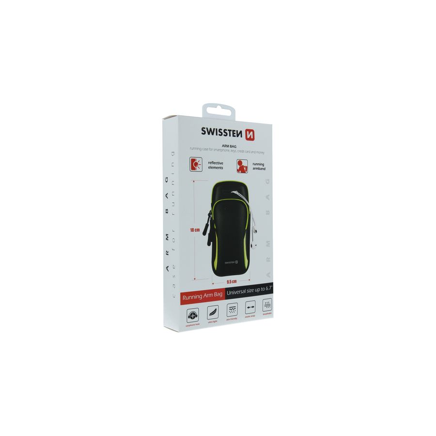 Brassard et pochette de sport Swissten - Taille 6.7"