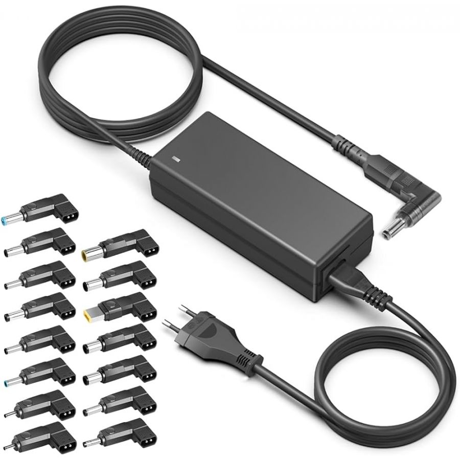 Chargeur Universel pour PC Portable CONNECT 90W (17 Embouts avec Indicateur LED) - MC-CP90W