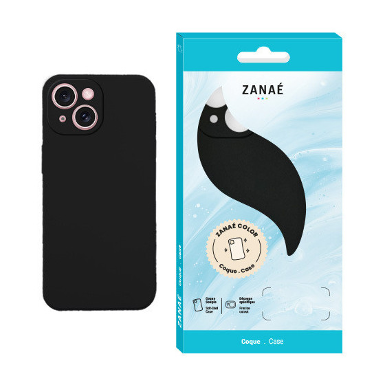 Coque Zanae Color pour Galaxy A52 / A52s 5G, Noir