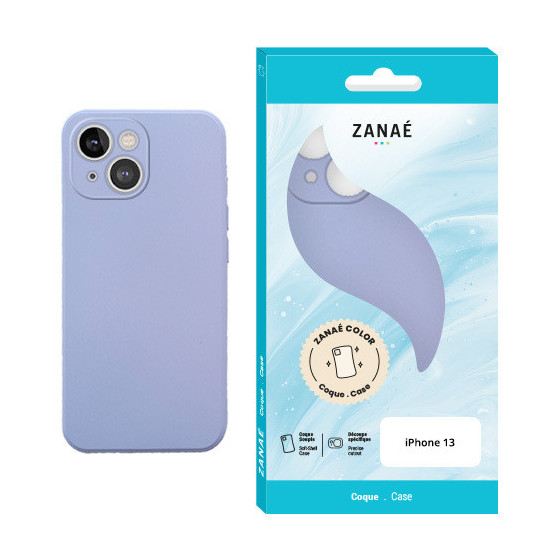 Coque Zanae Color pour iPhone 13, Lilas