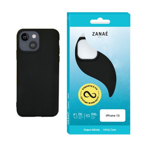 Coque Infinity pour iPhone 13, Noir