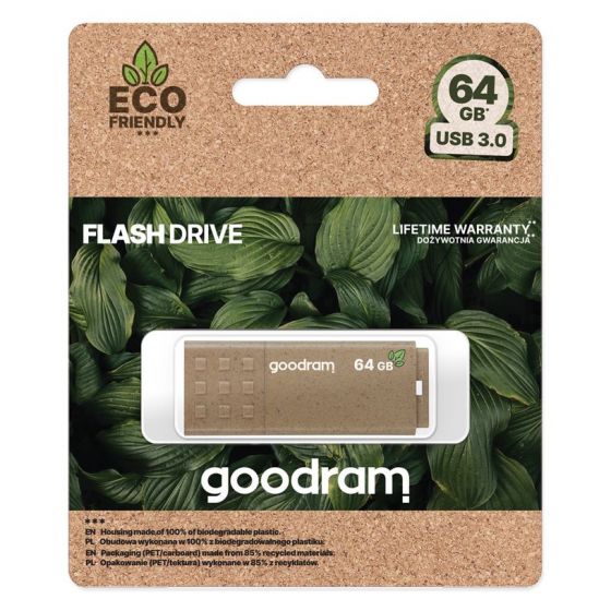 Clé USB Goodram UME3 Eco Friendly USB 3.2 Gen1 64Go - UME3-0640EFR11-1P