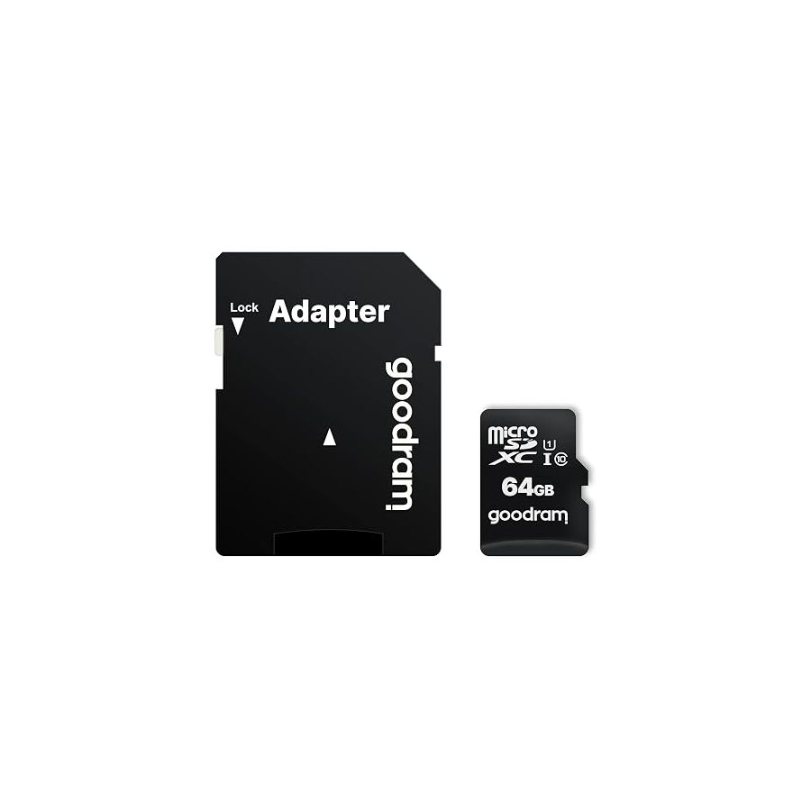 Carte Mémoire Goodram microSDXC (64Go) Class 10 UHS-I - M1AA-0640R12