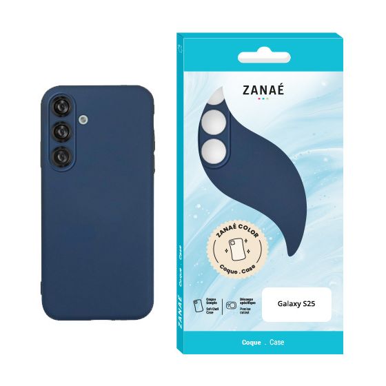 Coque Zanae Color pour Galaxy S25, Marine