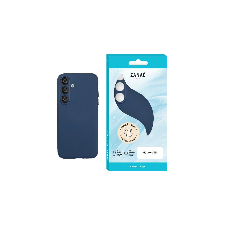 Coque Zanae Color pour Galaxy S25, Marine