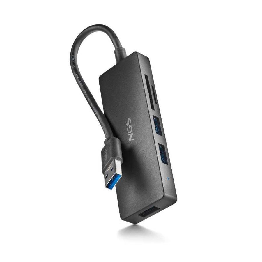 NGS - IHUB READER - USB 3.0 - 3x USB 3.0 / Lecteur de Carte