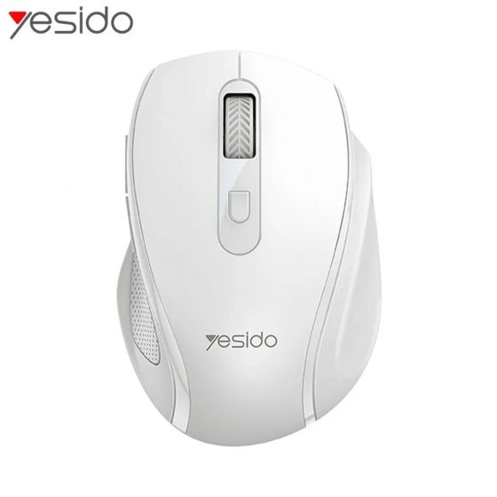 Souris sans Fil Yesido KB45 avec 6 Boutons Blanc