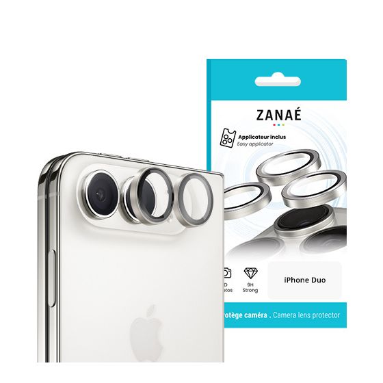 Verre Caméra arrière Pour iPhone Duo Silver